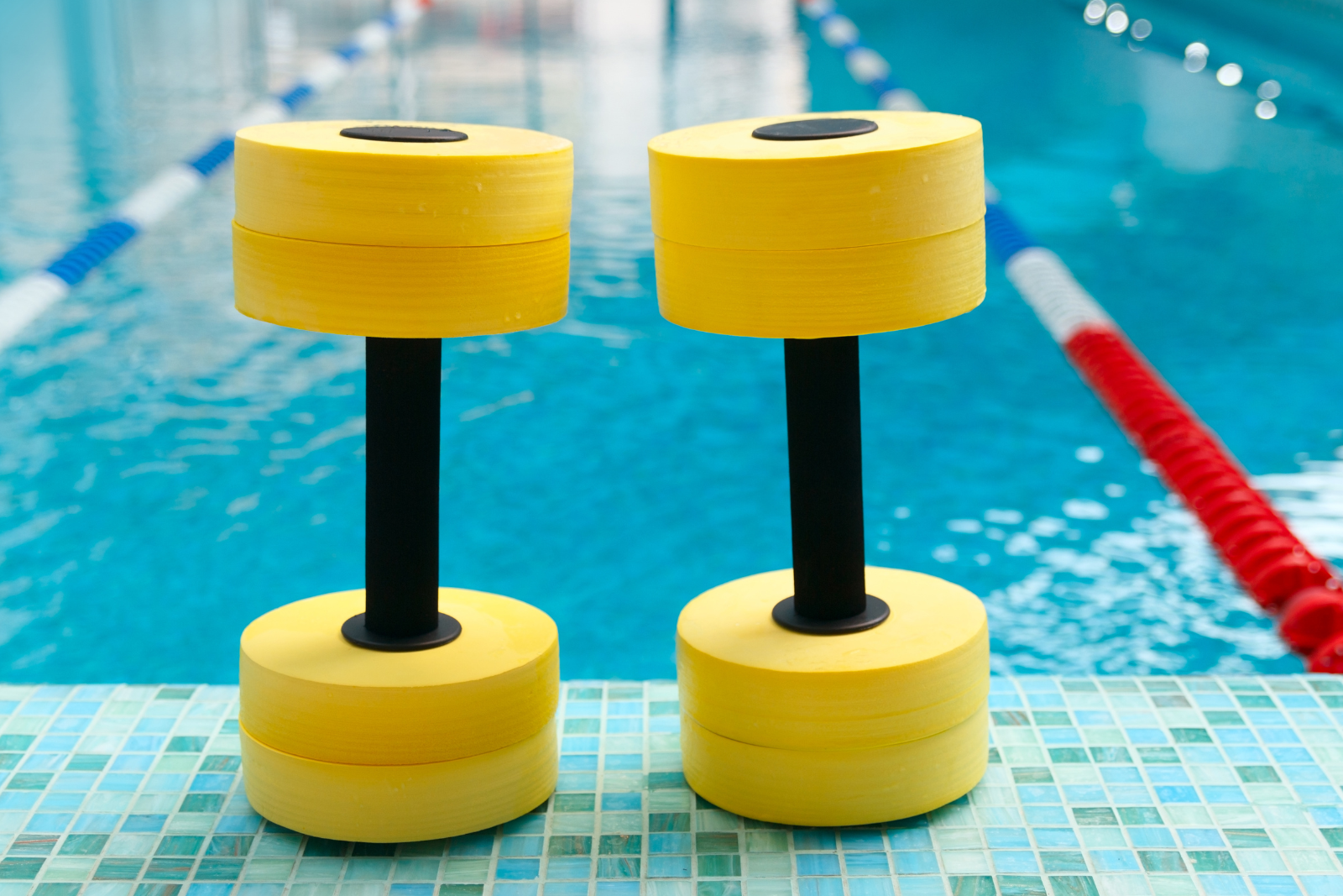Aqua Aerobics pool weights