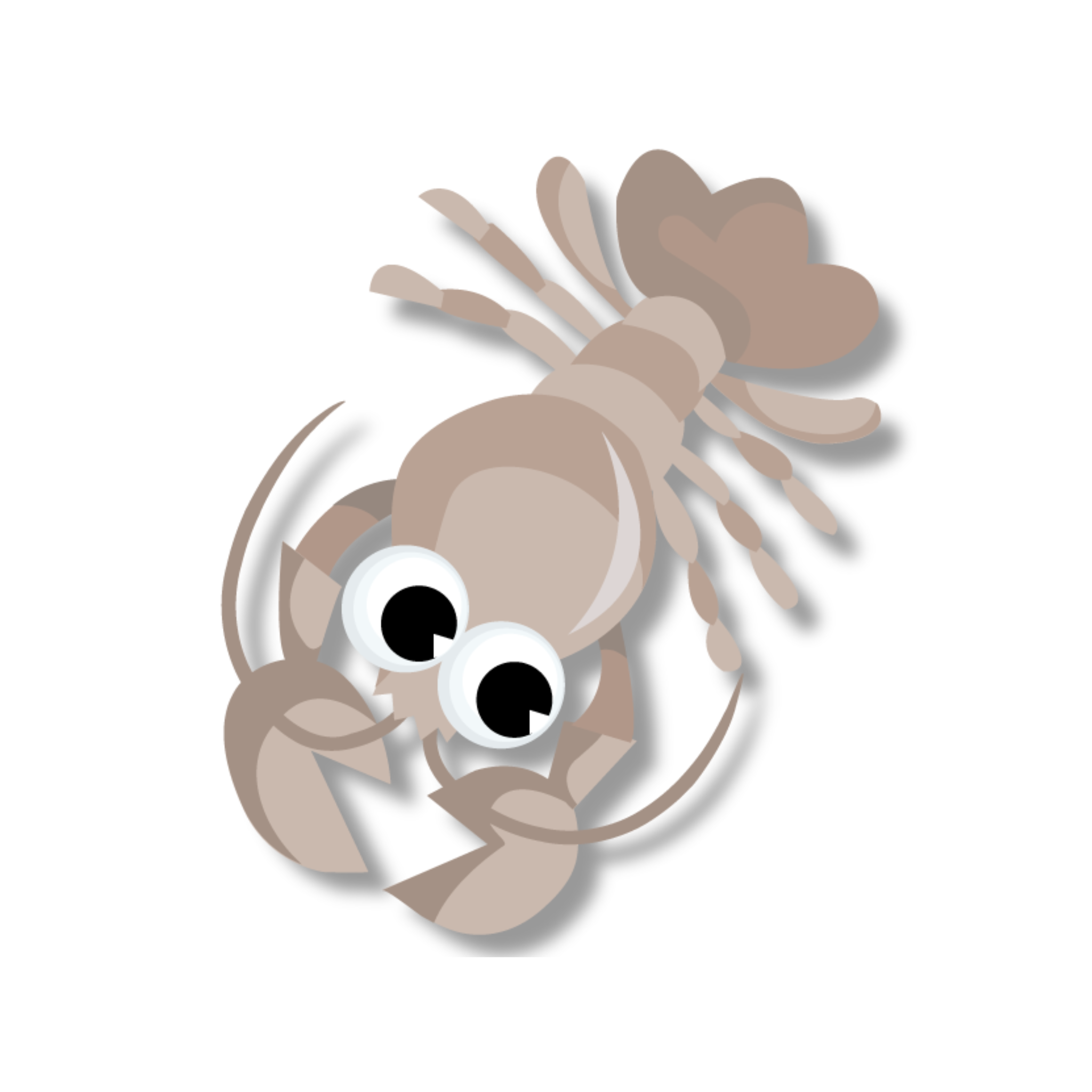 Cartoon image of crayfish