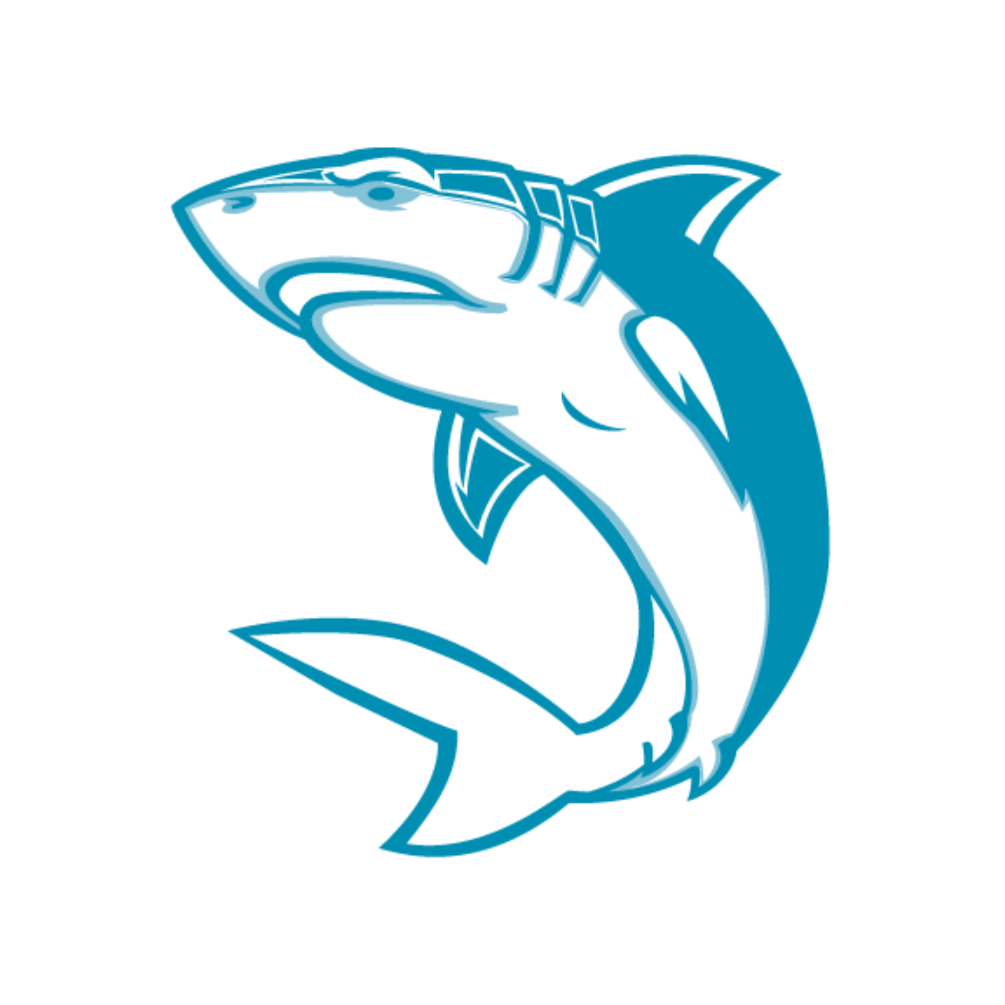 Cartoon image of a Shark