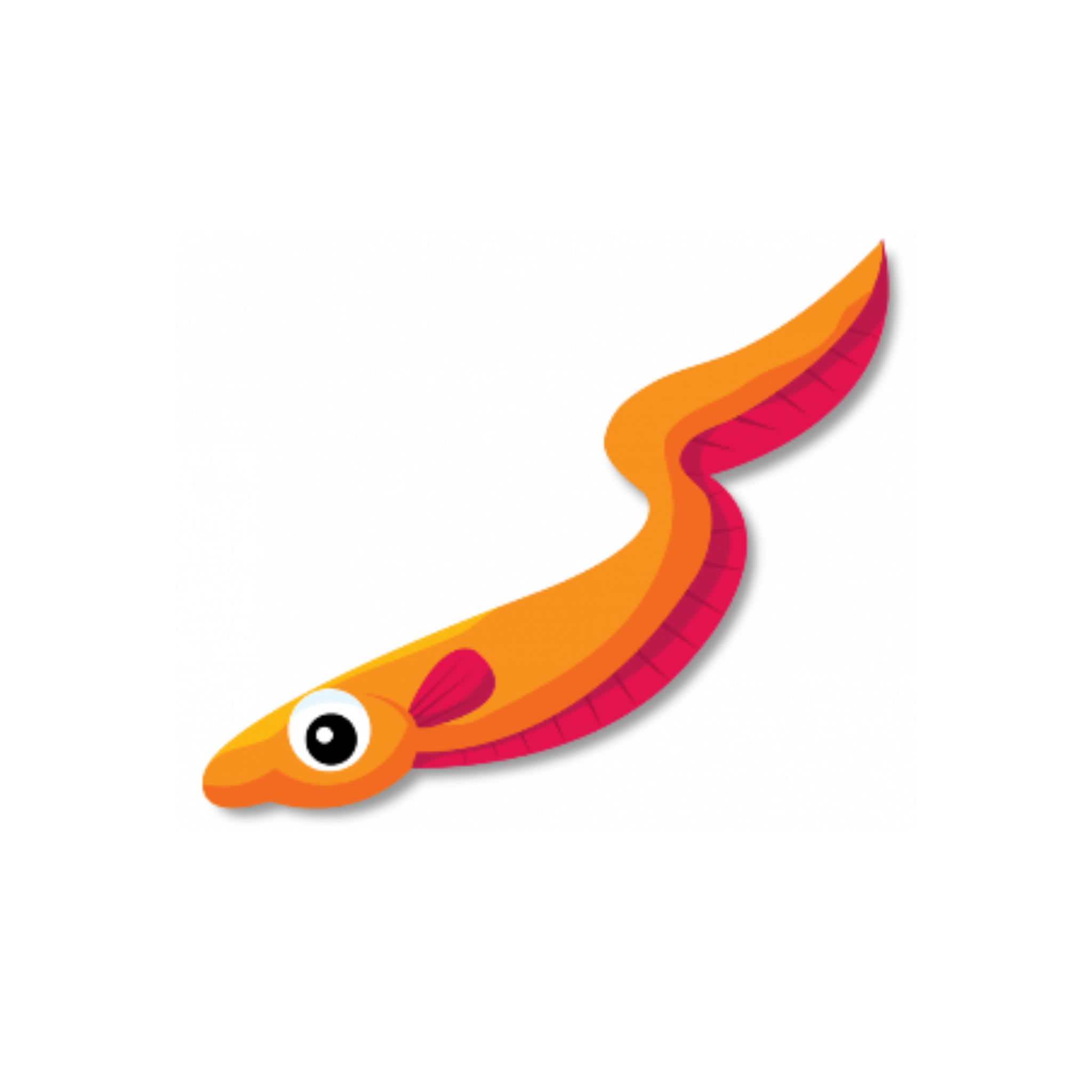 Cartoon image of eel